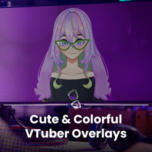 Cute & Colorful Twitch Overlays for VTubers