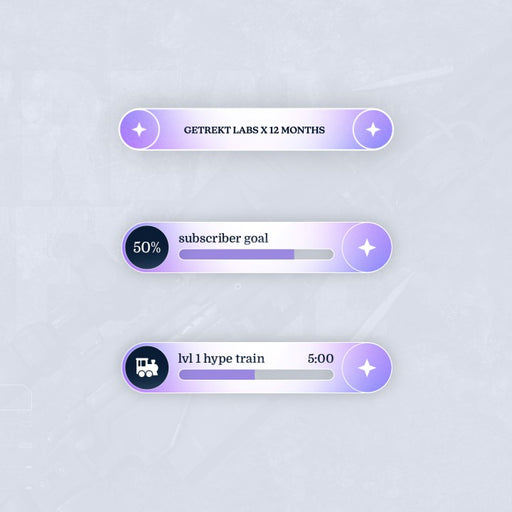 Pastel Haze Static Stream Overlays Package