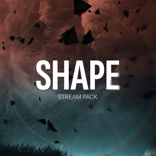 Shape Animated Stream Overlays Package