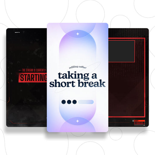 Free Vertical Stream Overlays Bundle