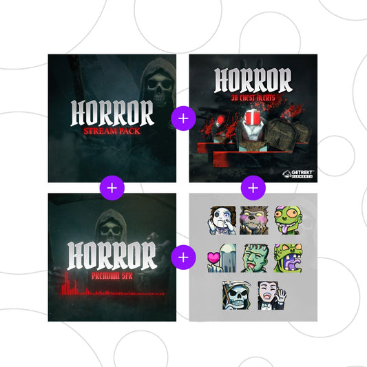 Horror Ultimate Stream Overlays Bundle