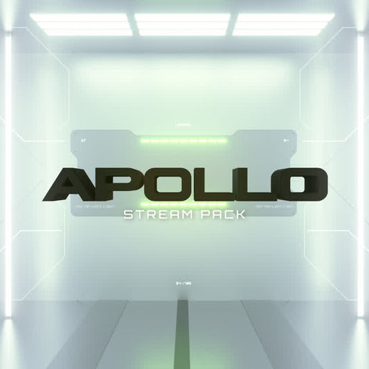 Apollo 3D Animated Stream Overlays Package