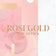 Rose Gold Stream Pack. Elegant pink and gold design for Twitch overlays. Stylish and modern look.