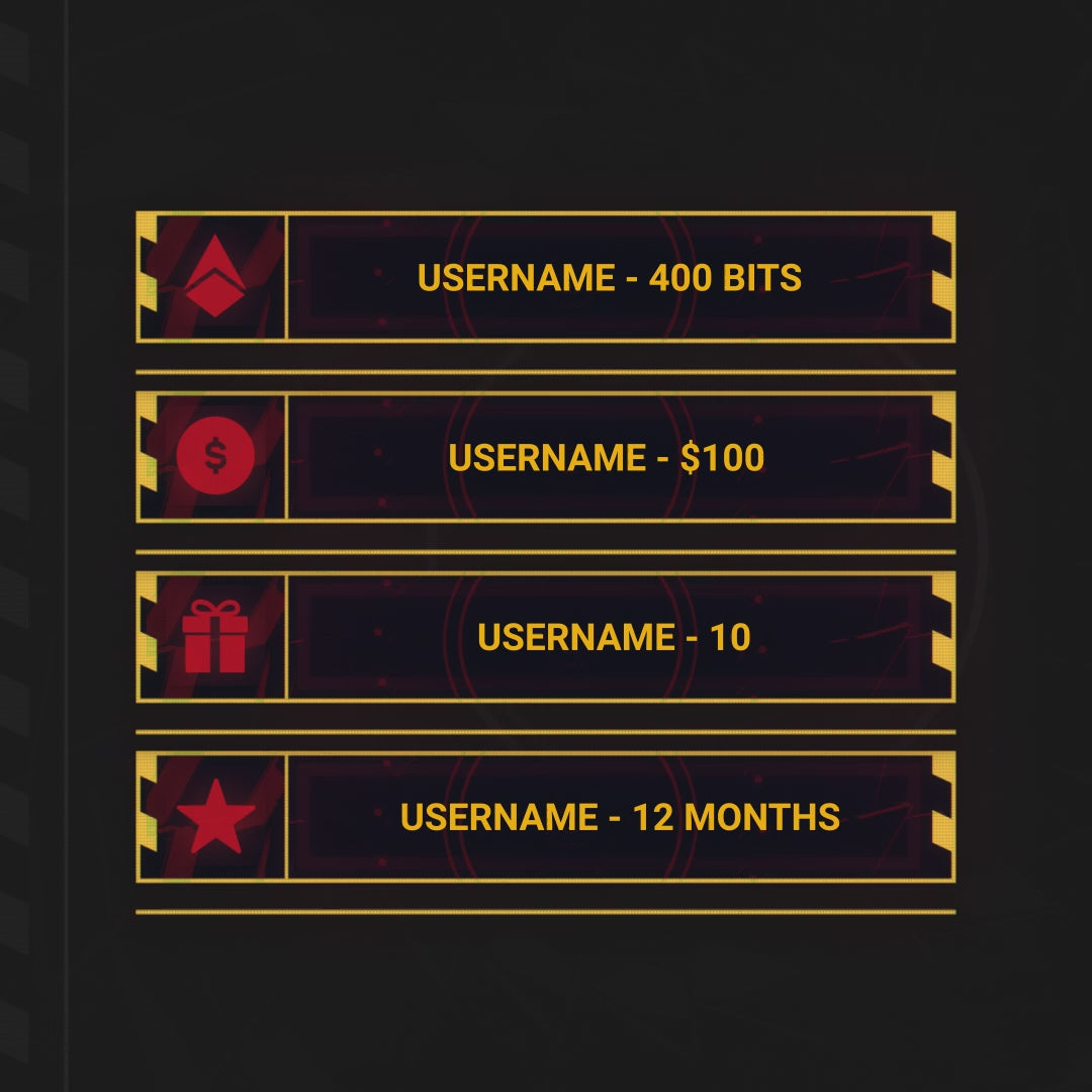 Mech Attack Alert Overlay. Dark background with yellow stripes and colorful icons. Status updates displayed.