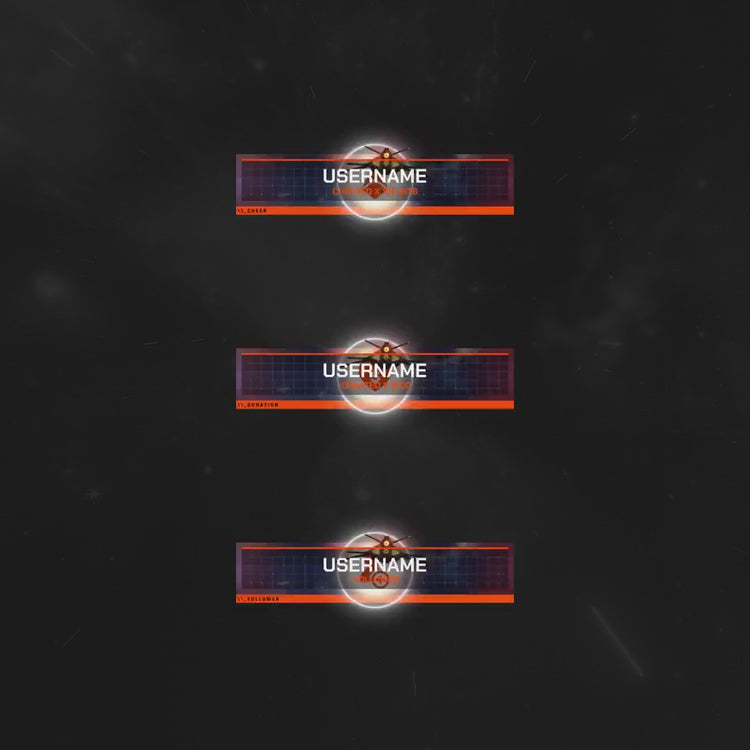 Nebula 3D Animated Stream Overlays Package | GETREKT