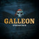 Galleon Stream Pack. Pirate-themed static stream overlays with skull and ocean background.