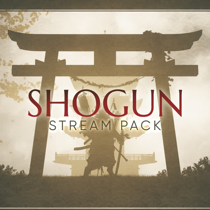 Shogun Static Stream Overlays Package