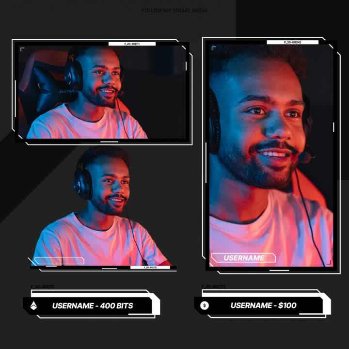 Animated Webcam Overlays