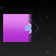 Animated stinger transition with purple and blue shapes on a dark background.