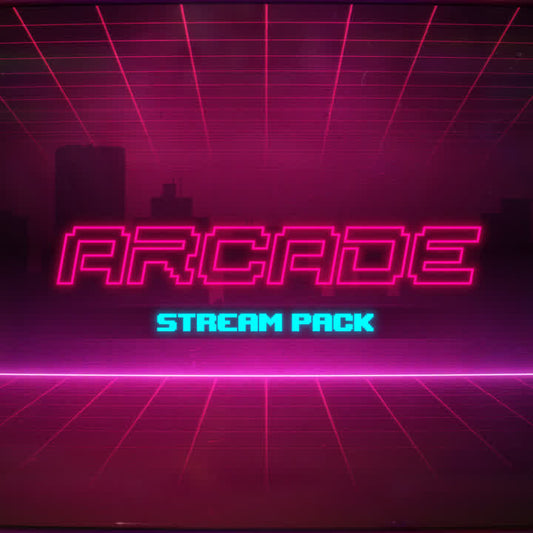 Arcade Animated Stream Overlays Package