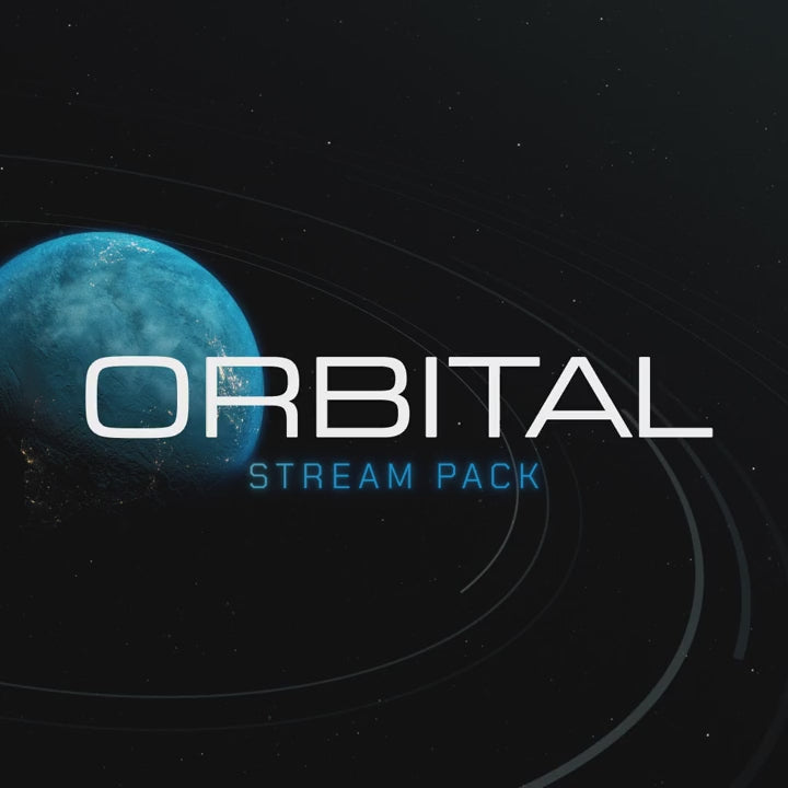 Orbital Animated Stream Overlays Package | GETREKT