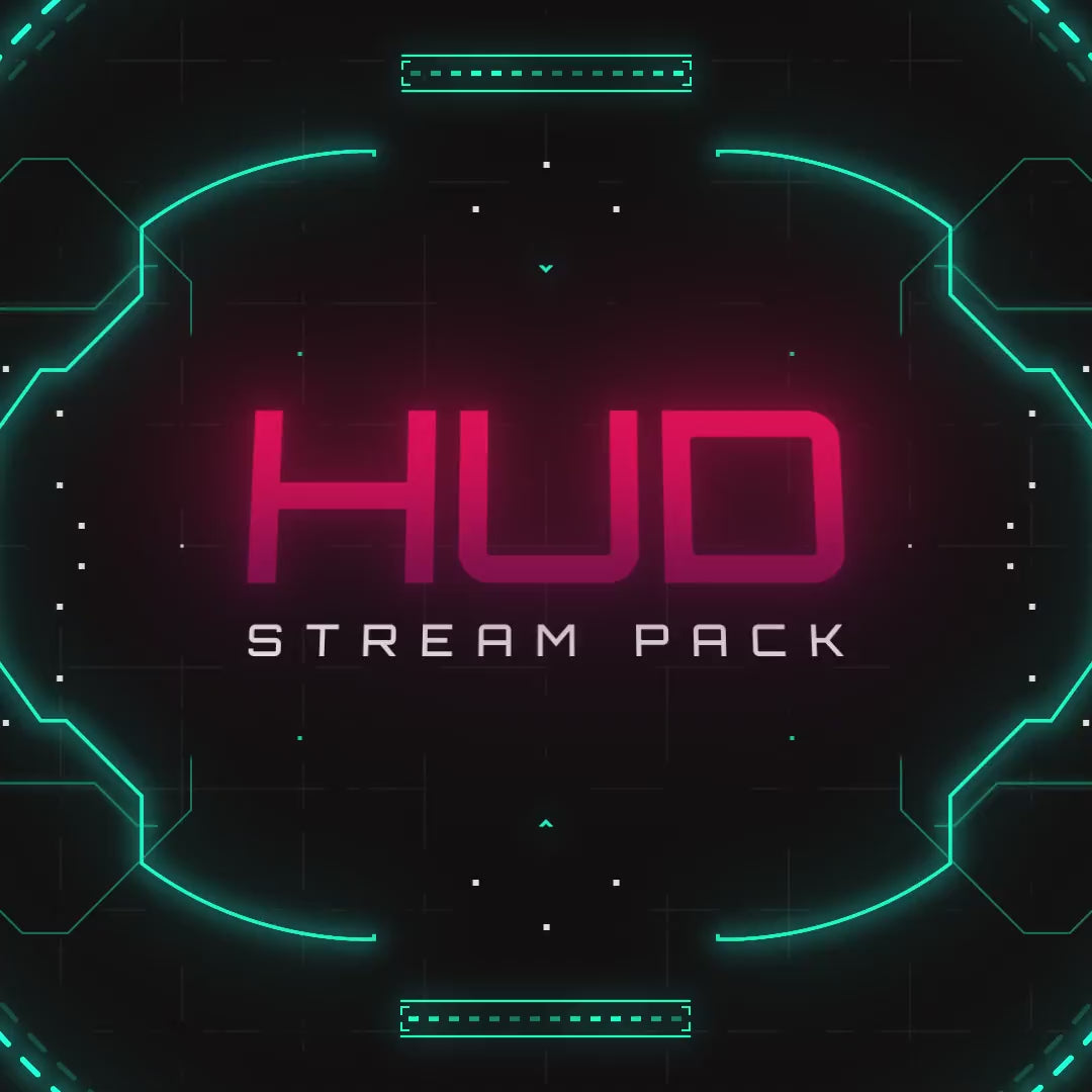 Dark HUD Stream Package – StreamSpell