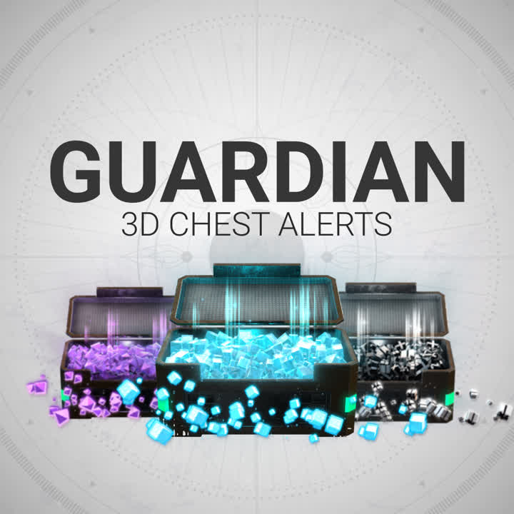 Guardian 3D Animated Chest Twitch Alerts for Streamlabs