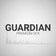 Guardian Premium Sound Effects custom tracks on a light grey background with sound wave graphic.