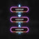 Neon Static Stream Alerts. Vibrant neon design with notification bubbles for bits, donations, and follows.