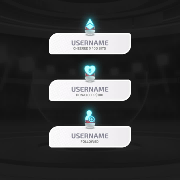 Evolution 3D Twitch Alerts for Streamlabs & StreamElements