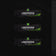 Tactical Static Stream Alerts. Dark background with green accents. Alerts for cheers, donations, follows.