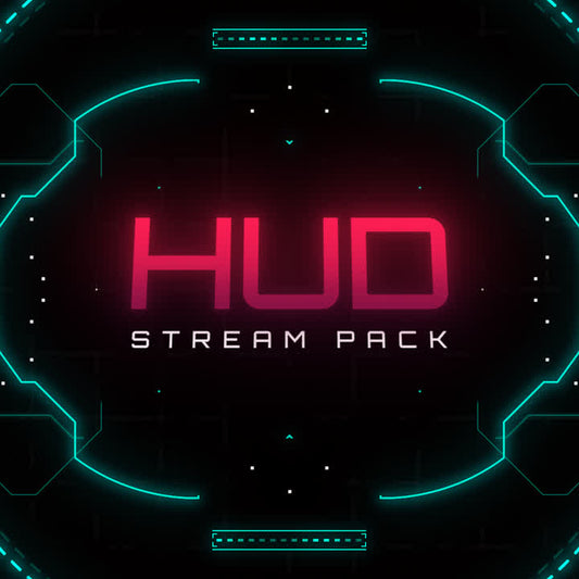 HUD Animated Stream Overlays Package