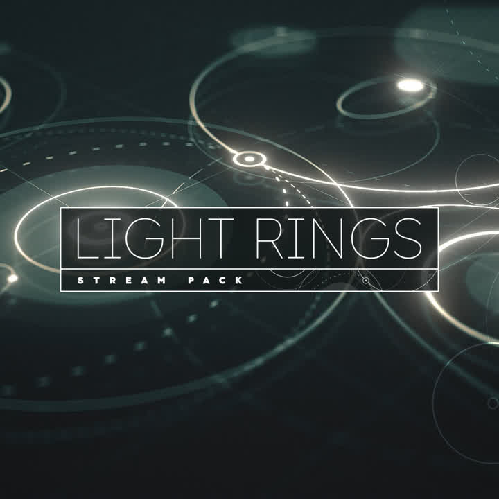 Light Rings Static Stream Overlays Package