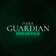 Dark Guardian Stream Pack. Dark green background with luminous text for Twitch overlays.